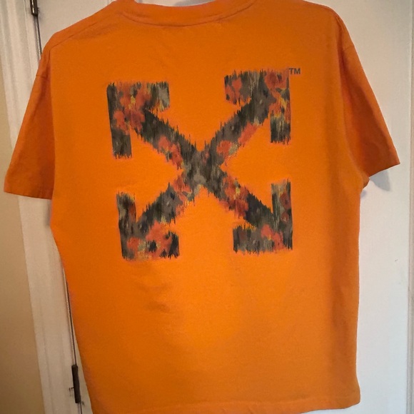 Off-White Orange Short Sleeve Tee - Picture 5 of 7